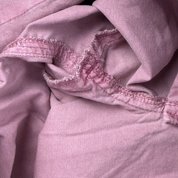 Sundance Mineral Wash Straight Leg Lightweight Chino Pants Women 12 Rose Pink - Picture 7 of 15